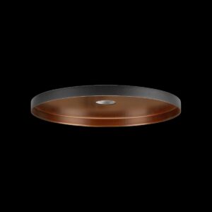 LALU® PLATE 22, Leuchtenschirm, Mix&Match, H:1.5 cm, schwarz