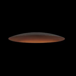 LALU®, Leuchtenschirm, E27 Base, Mix& Match, H:3.5 cm, schwarz