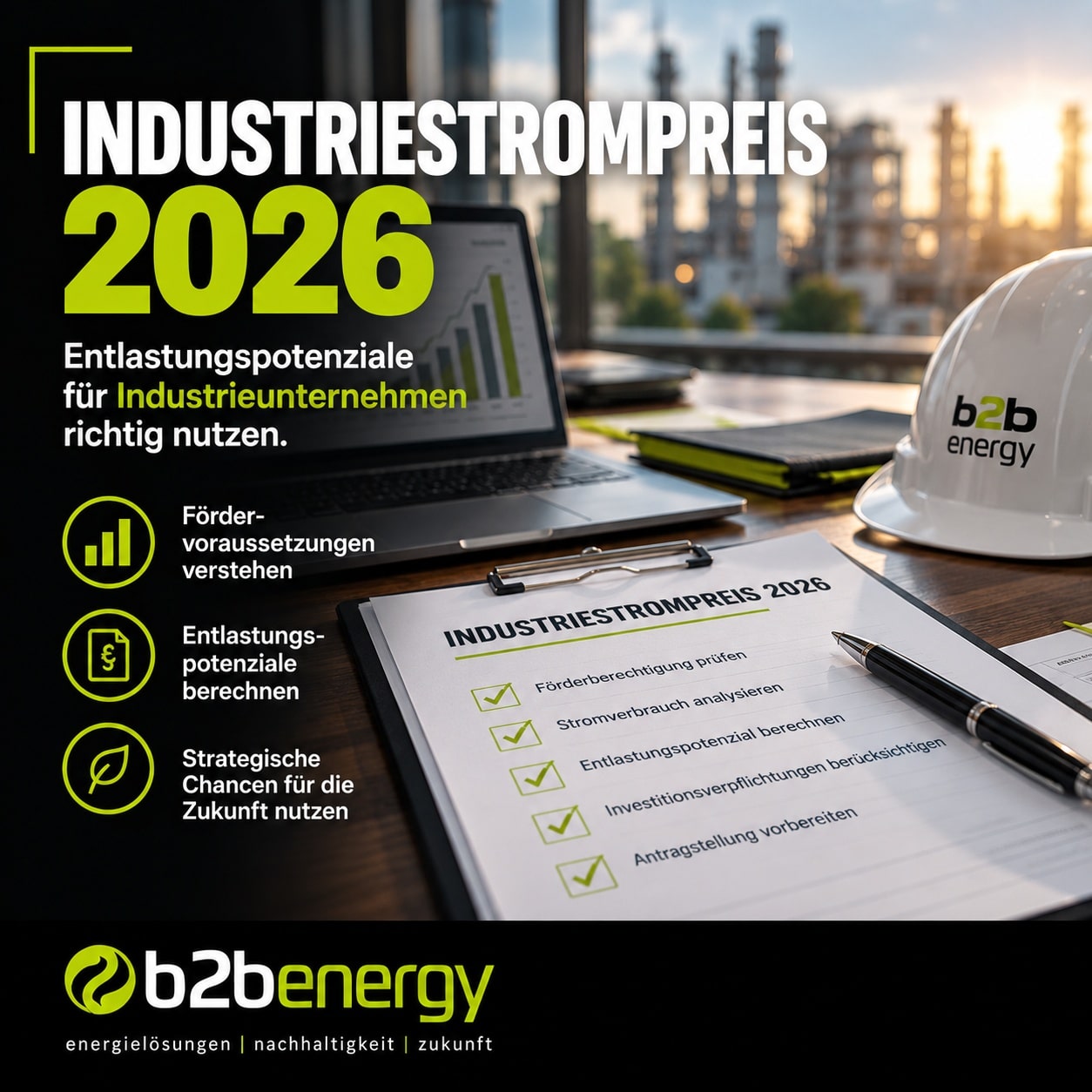 Industriestrompreis 2026 Titelbild