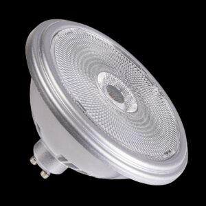 QPAR111 GU10, LED Leuchtmittel silber 12,5 W 3000 K CRI 90 60°